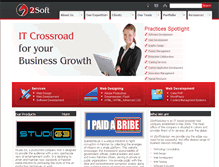 Tablet Screenshot of 2softsolution.com